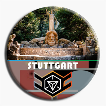 Athenebrunnen Karlshöhe - Der Pallas-Athene-Brunnen auf der Karlshöhe Stuttgart ist ein eindrucksvolles Denkmal klassischer Schönheit. Umgeben von Weinreben bietet er einen herrlichen Blick über die Stadt. Foto: SMG Stuttgart Marketing GmbH - Sarah Schmid