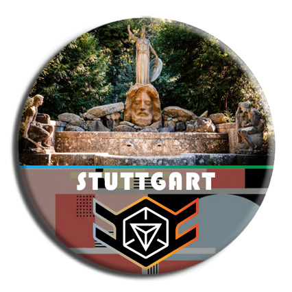 Athenebrunnen Karlshöhe - Der Pallas-Athene-Brunnen auf der Karlshöhe Stuttgart ist ein eindrucksvolles Denkmal klassischer Schönheit. Umgeben von Weinreben bietet er einen herrlichen Blick über die Stadt. Foto: SMG Stuttgart Marketing GmbH - Sarah Schmid